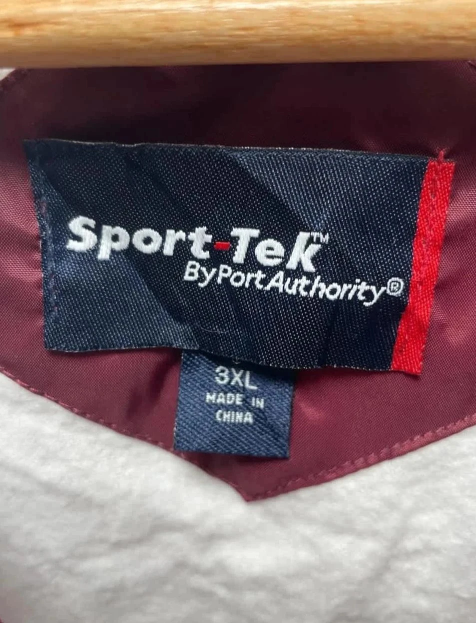 Vintage Nylon Pullover Avera Burgundy 3XL Mens – photo 3